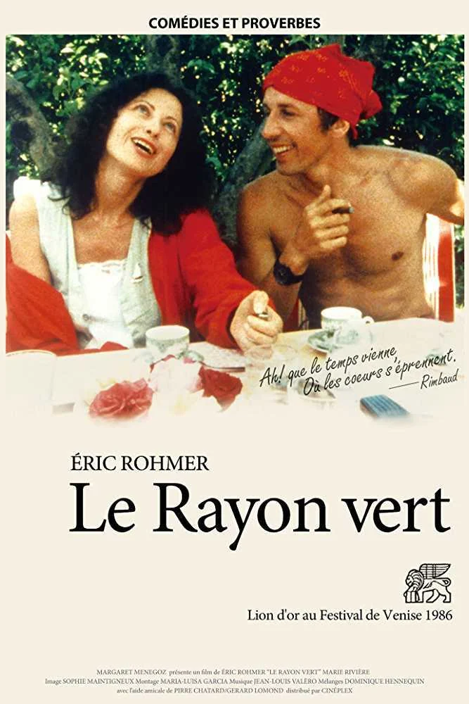 Capa de Le Rayon vert (Éric Rohmer, 1986)